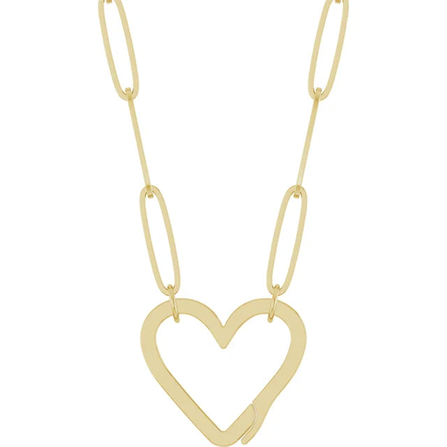 Heart Charm 18" Necklace