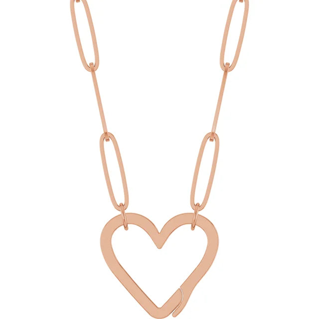 Heart Charm 18" Necklace