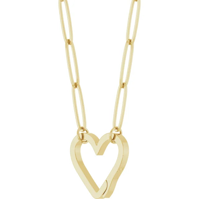 Heart Charm 18" Necklace