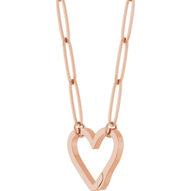 Heart Charm 18" Necklace