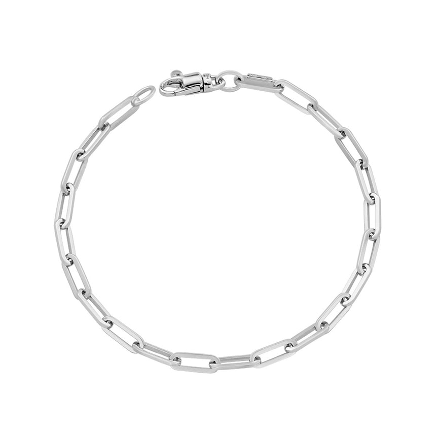 14K Paperclip Bracelet (Solid)