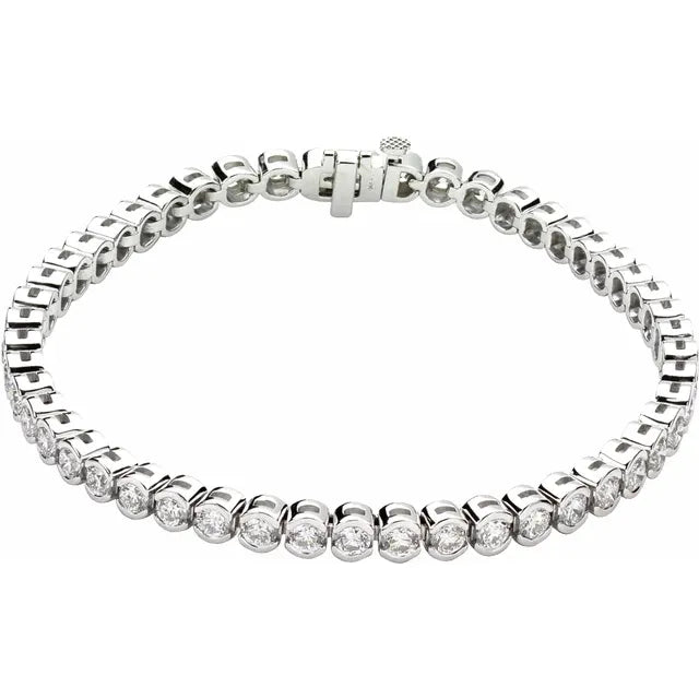 Natural Diamond Line (Tennis) Bracelet