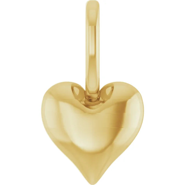 Puffed Heart Charm/Pendant