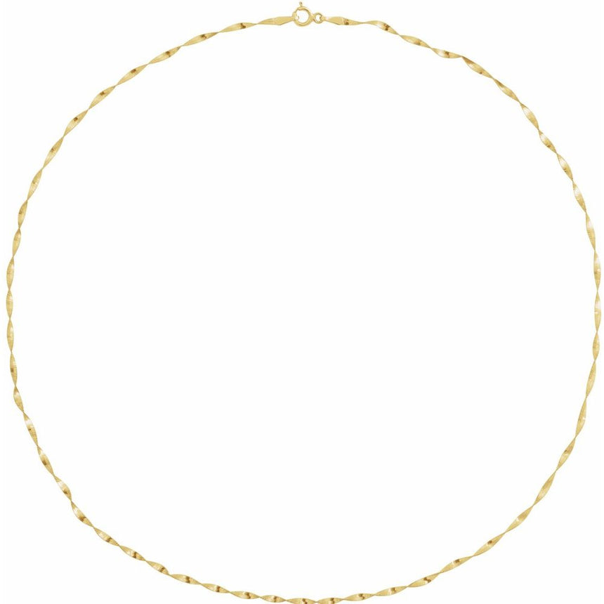 Twisted Herringbone Chain
