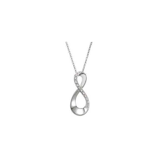 Diamond Infinity-Inspired Necklace