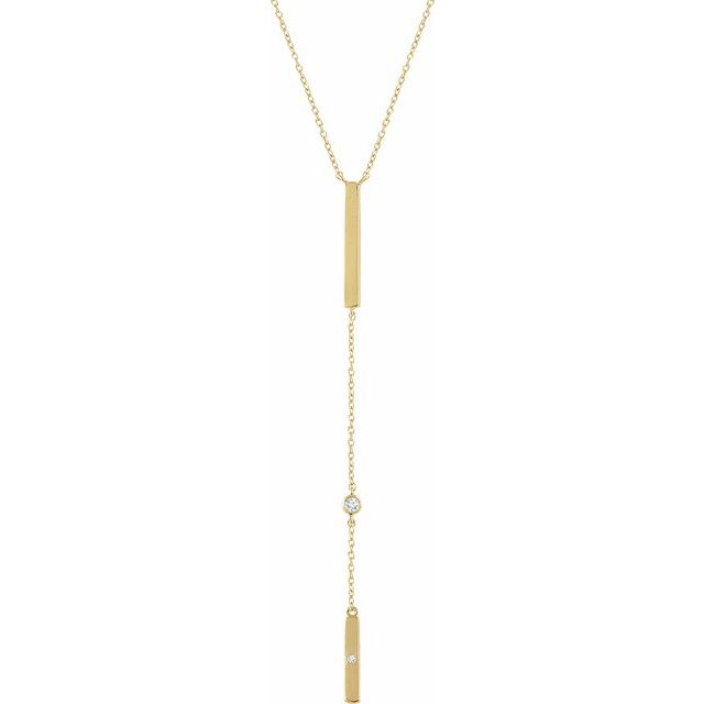 Diamond Bar 16-18" Necklace