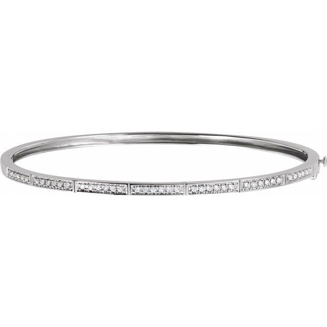 Diamond Bangle Bracelet