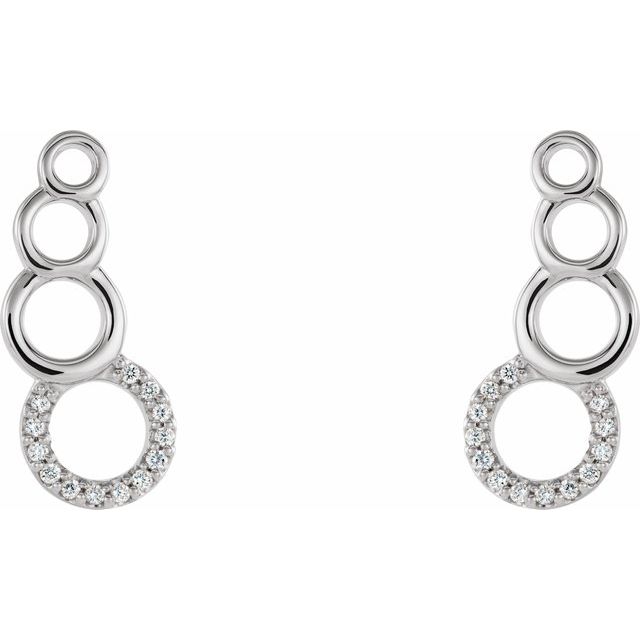 Diamond Geometric Ear Climbers