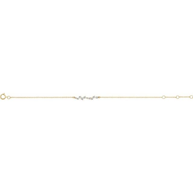 Diamond Bar 7" Bracelet