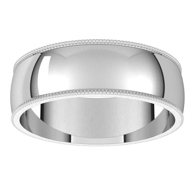 Milgrain Half Round Light Band