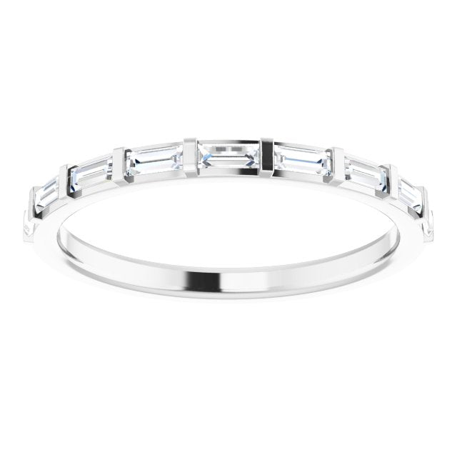 Diamond Straight Baguette Anniversary Band