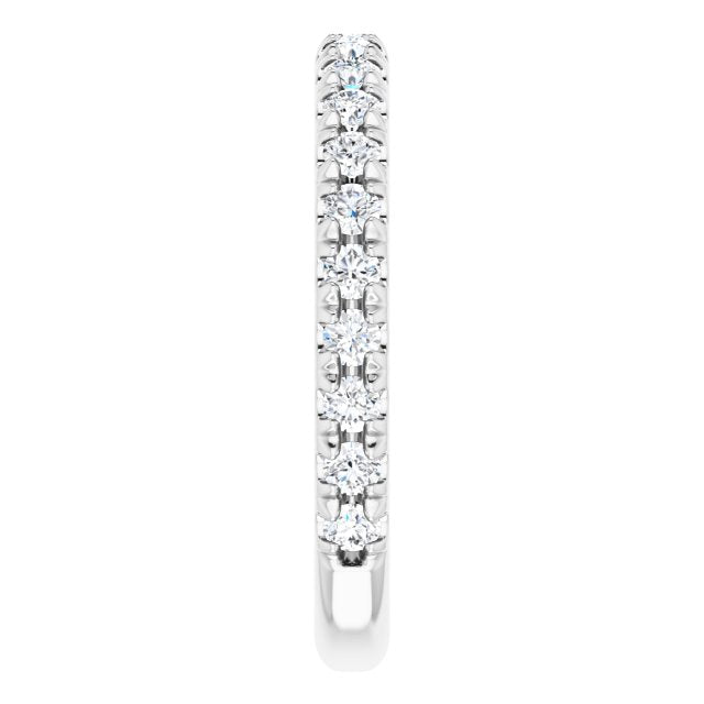 Diamond French-Set Anniversary Band