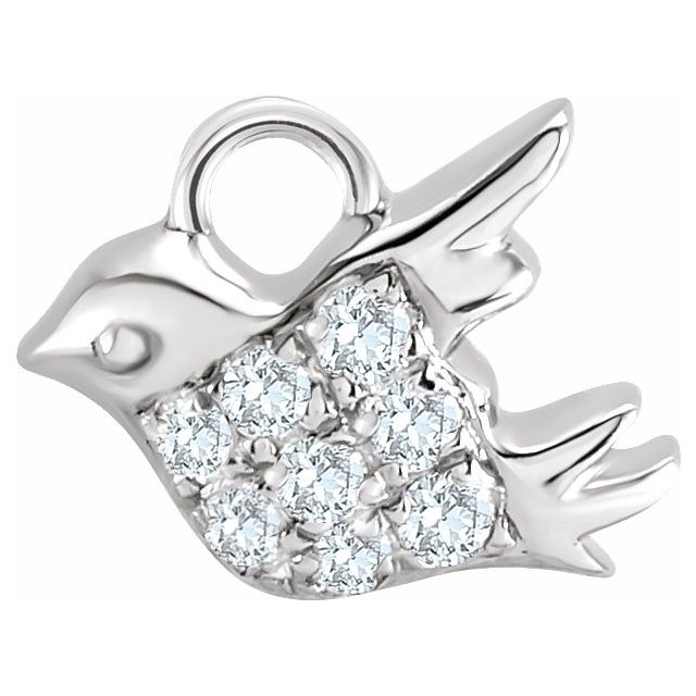 Diamond Bird Dangle