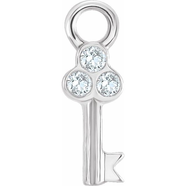 Diamond Key Dangle